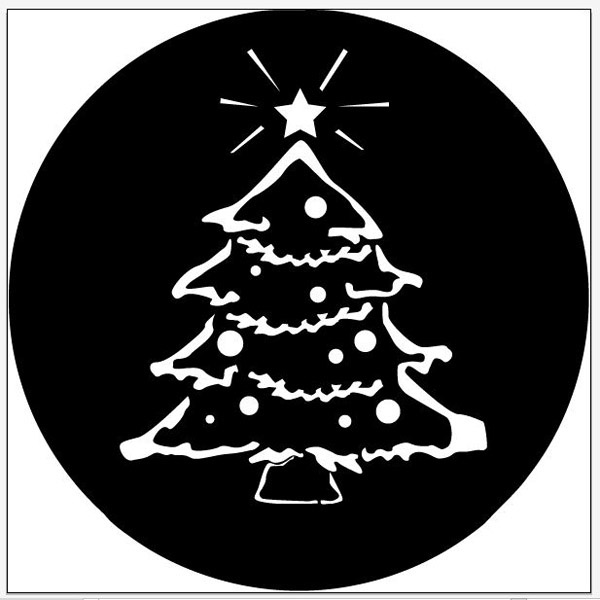 Christmas Tree 1 Gobo for Eddy Light Gobo Projector