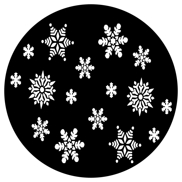 Falling Snowflakes 1 Gobo for Eddy Light Gobo Projector
