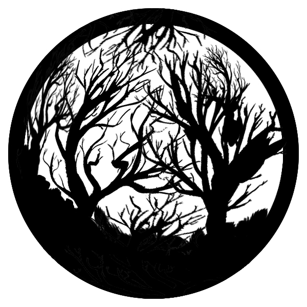 Spooky Trees 1 Gobo for Eddy Light Gobo Projector