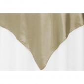 Sleek Satin Tablecloths - Taupe