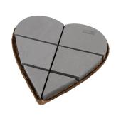 OASIS Midnight Mache Solid Heart, 18"