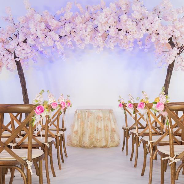 11Foot Artificial White Cherry Blossom Tree Event Décor Direct