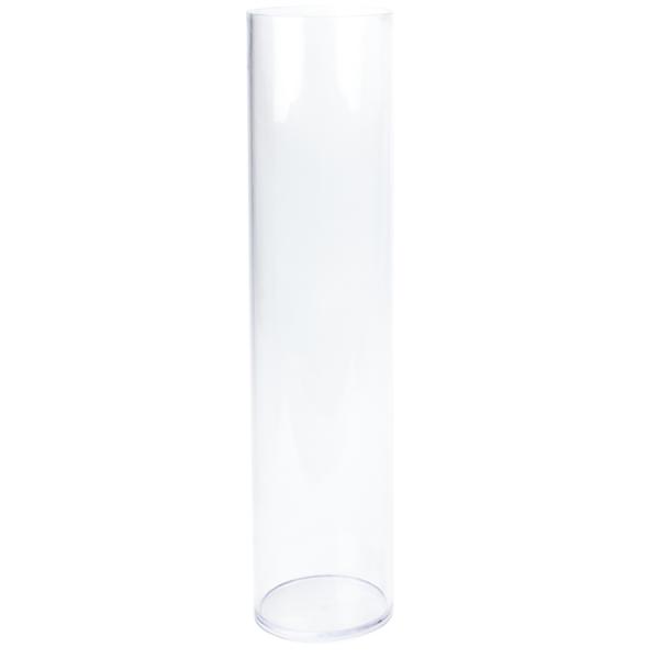 Decostar™ Plastic Cylinder Container 22¾ - 6 Pieces - Clear