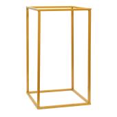 Metal Floral Box Stand 12" - Gold