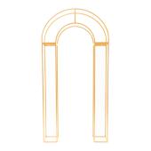 Metal 3D Arch Frame Backdrop Stand 48" x 79" - Silver