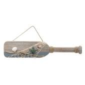 Hanging Wooden Oar Wall Decor
