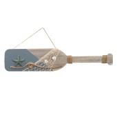 Hanging Large Wooden Oar Wall Decor