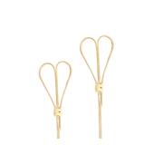 OASIS 9" Heart Bamboo card holder, Natural