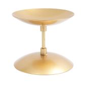 Metal Pillar Candle Holder 3" - Gold