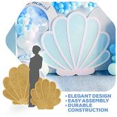 Giant Wood Sea Shell Panel - Size Options