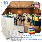 Trade Show Booth Package - 10 "In Line" Trade Show Booths