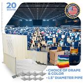 Trade Show Booth Package - 20 "In Line" Trade Show Booths