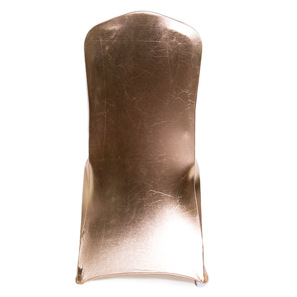 Metallic Gold Spandex Chair Covers Gold Chair Covers for Weddings