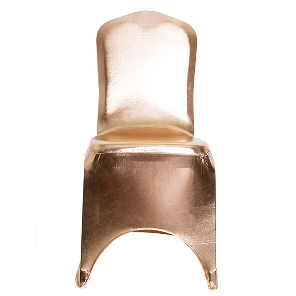 Metallic Gold Spandex Chair Covers Gold Chair Covers for Weddings