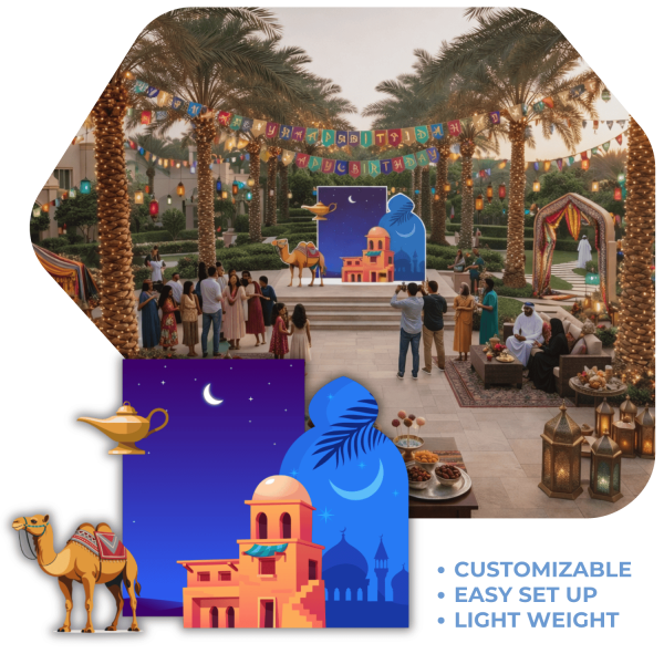 Arabian Nights Foam Core Backdrop Kit by PopScene™