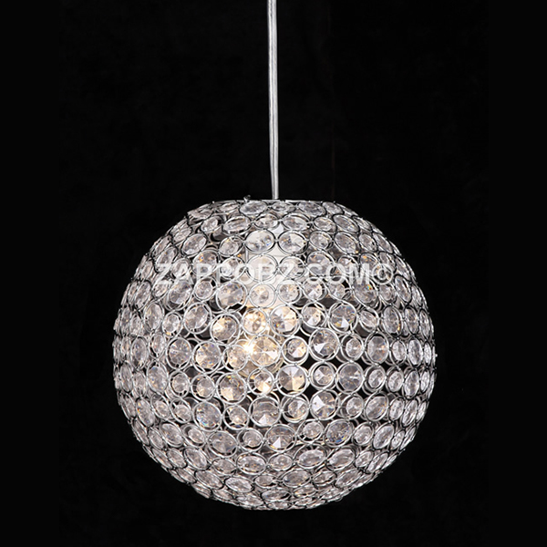 Acrylic Crystal Hanging Globe Light 10 W Kit Acrylic Crystal Hanging Globe Light, Bulk Plastic Chandelier Crystals