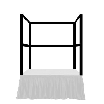 Adoptme Railing MyStage - 4’ Aluminum Railing