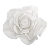 Foam Rose With LED Light 12" - White Foam Rose With LED Light 12" - White