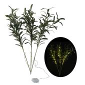 Decostar™ Artificial 3pc Olive Branch with LED lights