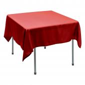 Polyester Square Table Cover 70" - Red