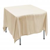 Polyester Square Table Cover 90" - Ivory