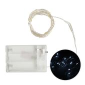 Decostar™ 20 LED Fairy String Light With Timer - White