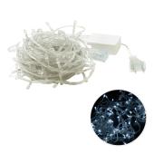 Decostar™ 100 LED Clear Wire String Light With Connector - White