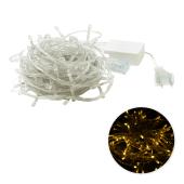 Decostar™ 100 LED Clear Wire String Light With Connector - Warm White