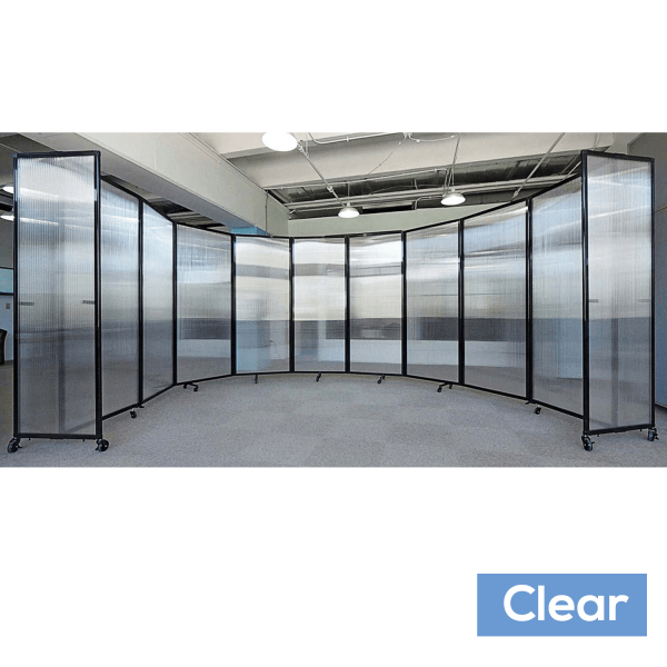 Polycarbonate Room Divider 360 Accordion Portable Partition Choose