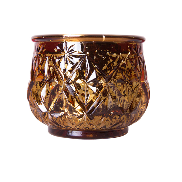 Brown Glass Candle Holders Mercury Glass Candle Votives