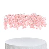 Pink Cherry Blossom Hanging Floral Chandelier - Interchangeable Branches! - Pink