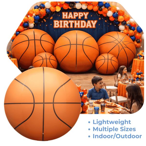 Giant Inflatable Basketball – Commercial Event Display Decor ...