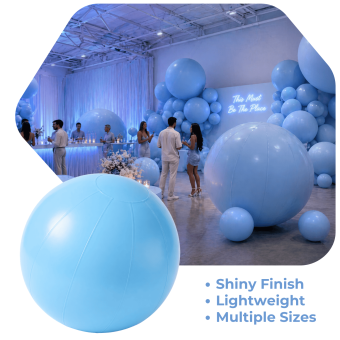 Blue Giant Inflatable Modern Ball Sphere – Maxorb™ Event Decor ...