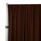 Chocolate 4-Way Stretch Spandex Drape Panel - Choose your Size
