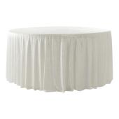 Velvet 120" Round Tablecloth - Ivory Velvet 120" Round Tablecloth - Ivory