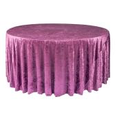 Velvet 120" Round Tablecloth - Violet Velvet 120" Round Tablecloth - Violet
