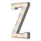 Wood Marquee Letter "Z"