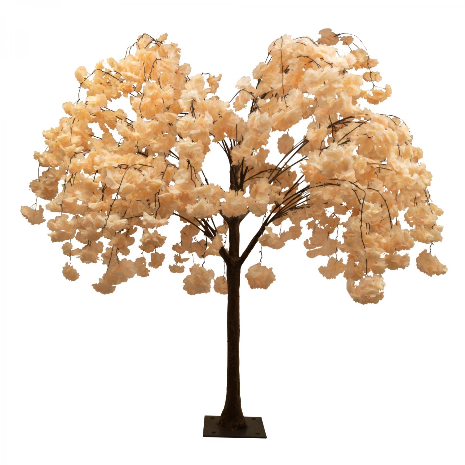 Artificial Drooping Hydrangea Tree 63 Blush