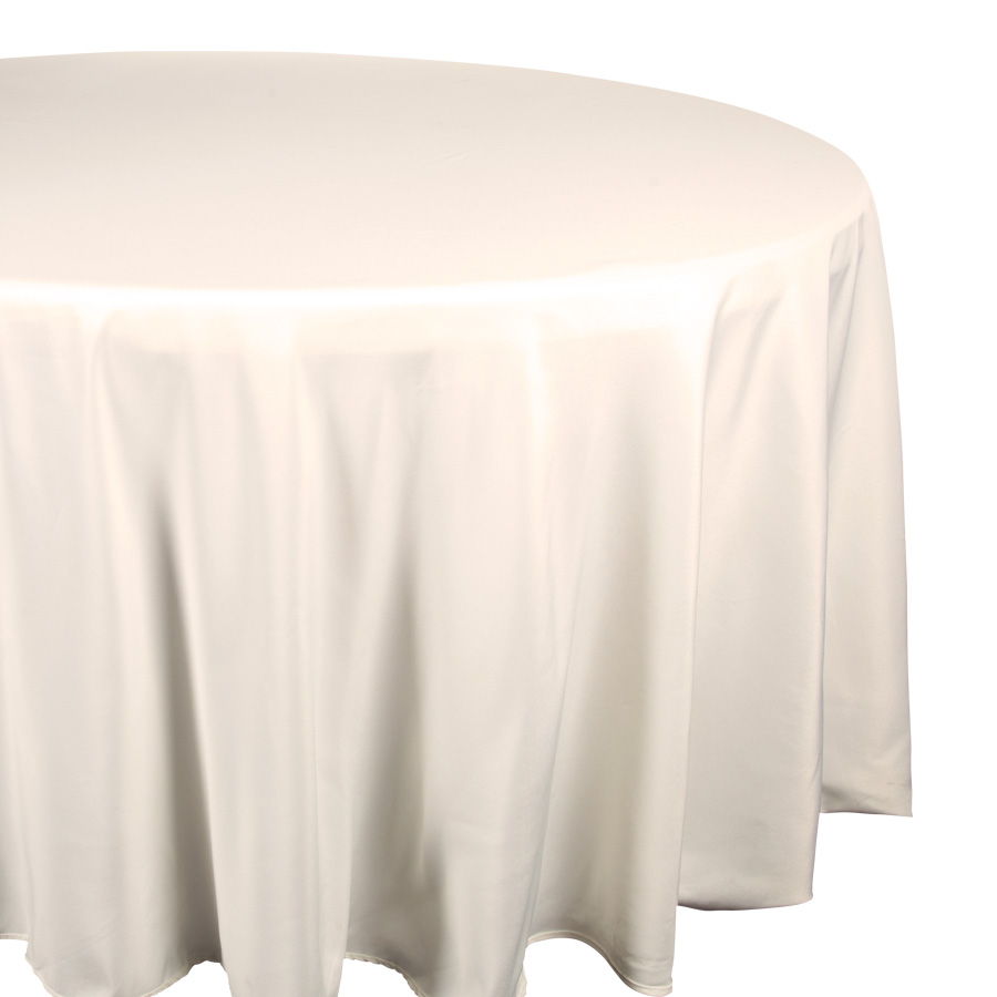 Bulk Economy Round Polyester Tablecloth 108 6 Pieces Choose Color