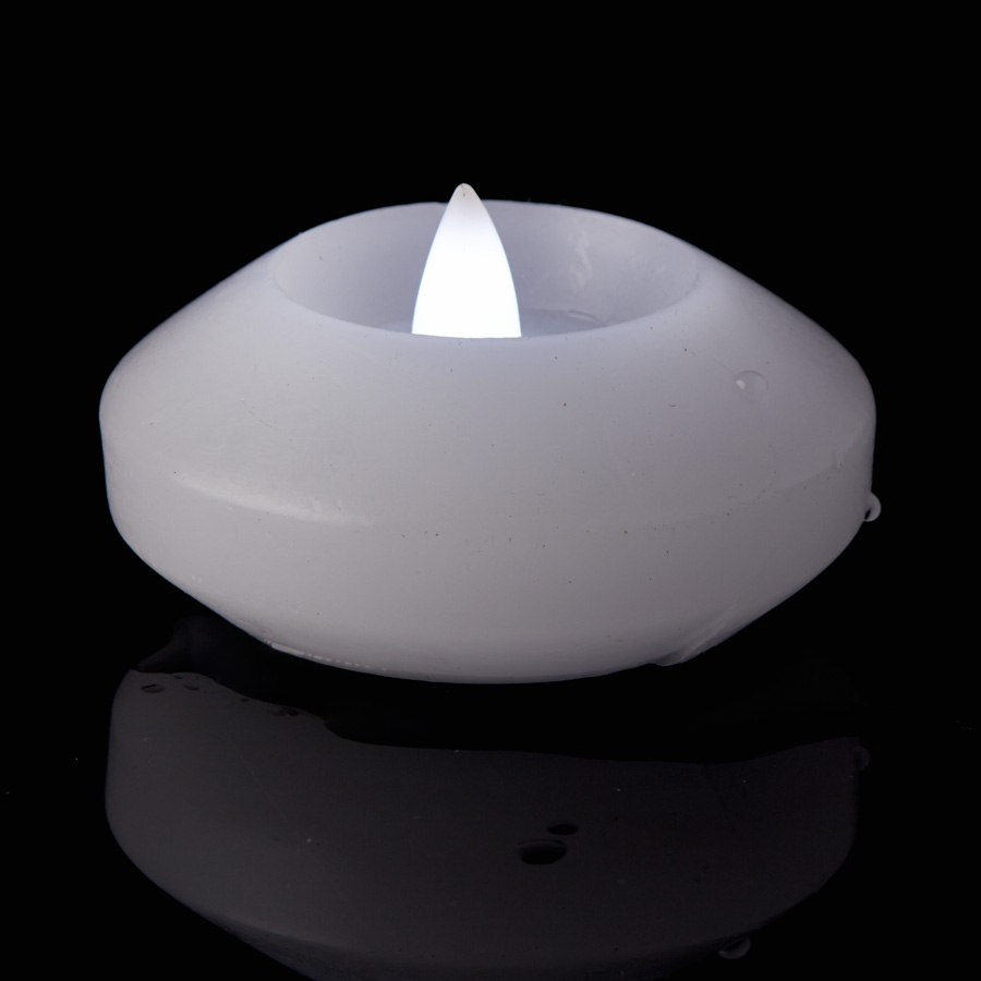 Decostar™ LED Floating Candle 3 24pc White
