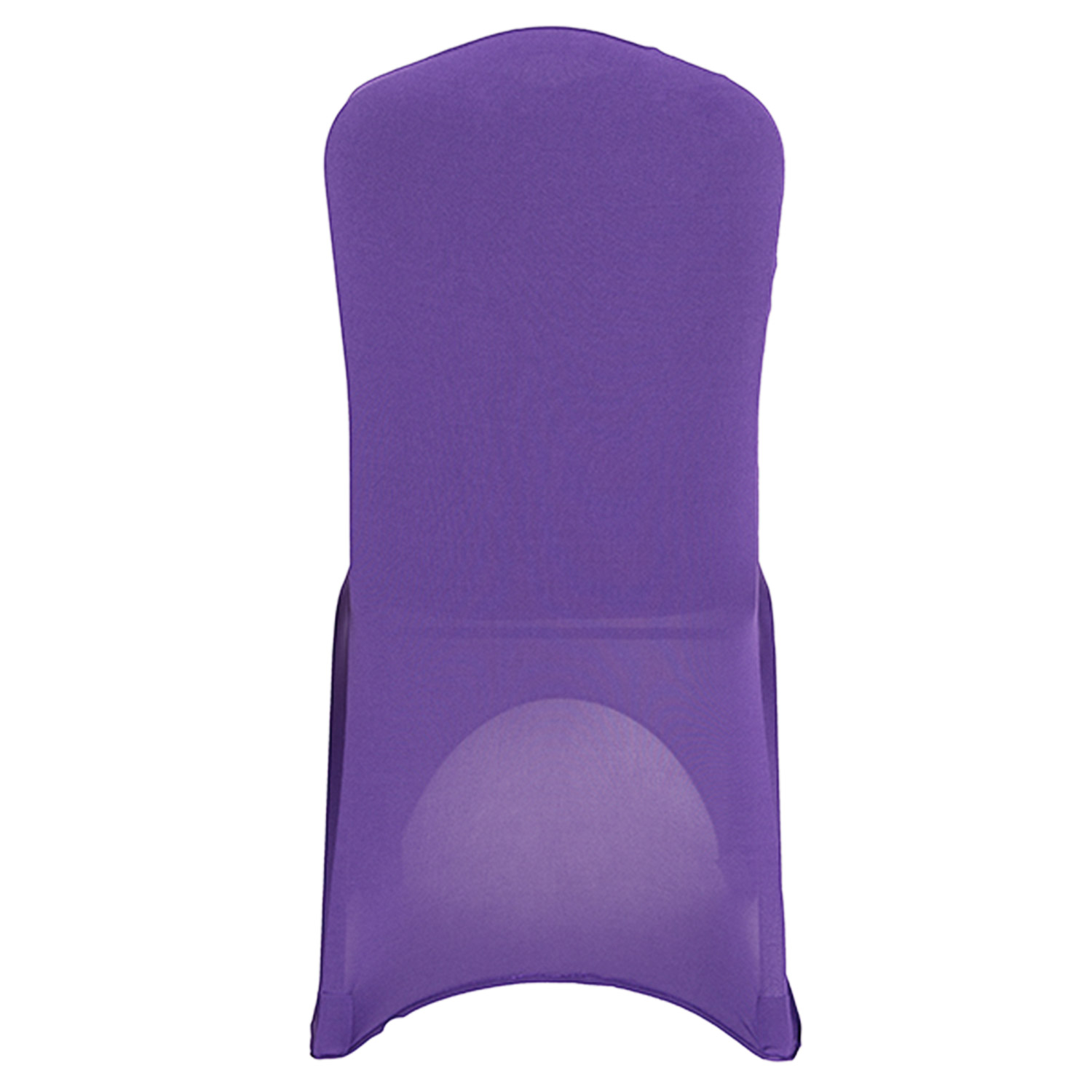 Purple Spandex Chair Covers Seat Covers for Wedding Chairs