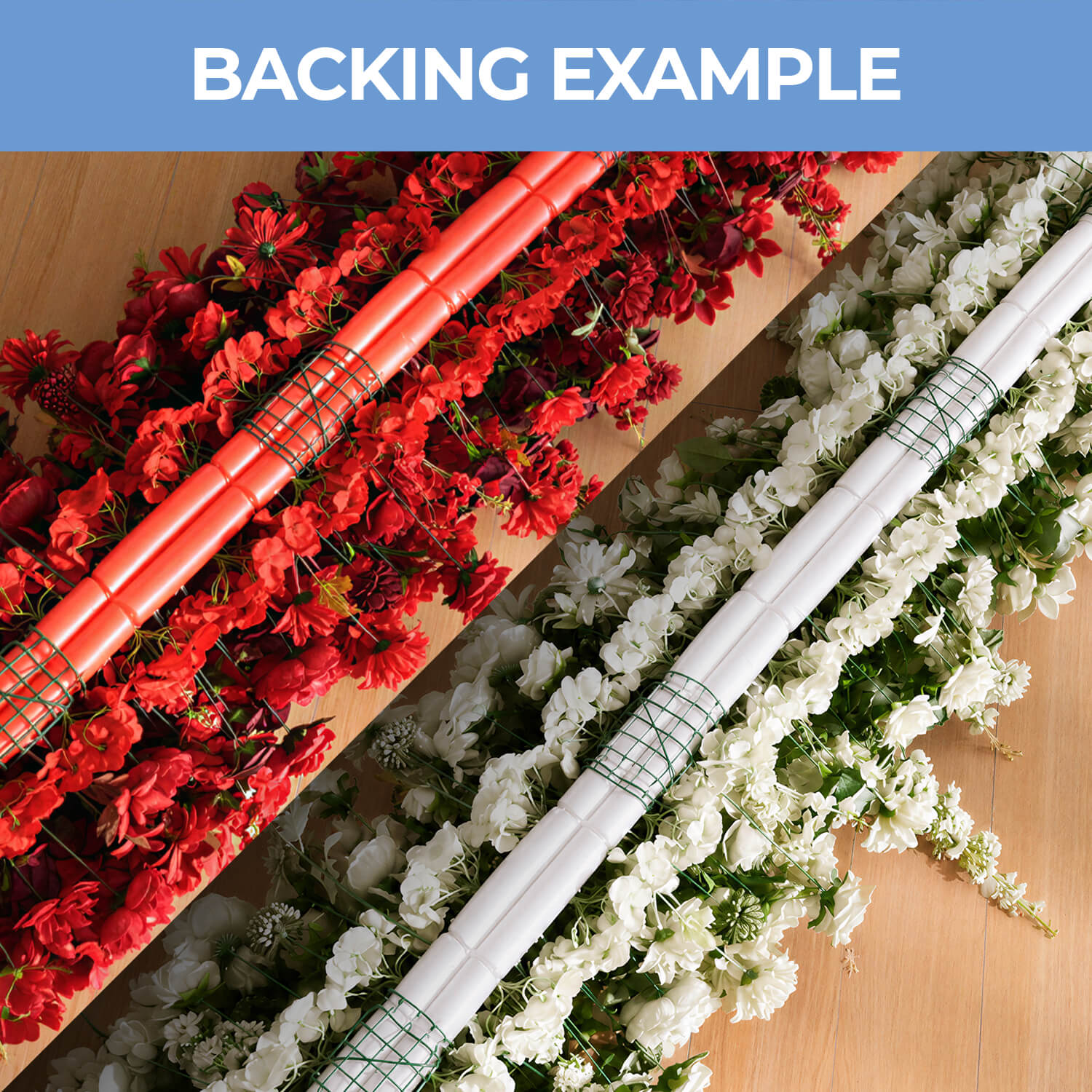 LUXE Pink & Red Orchid, Rose & Anthurium Mixed Table Runner - 79