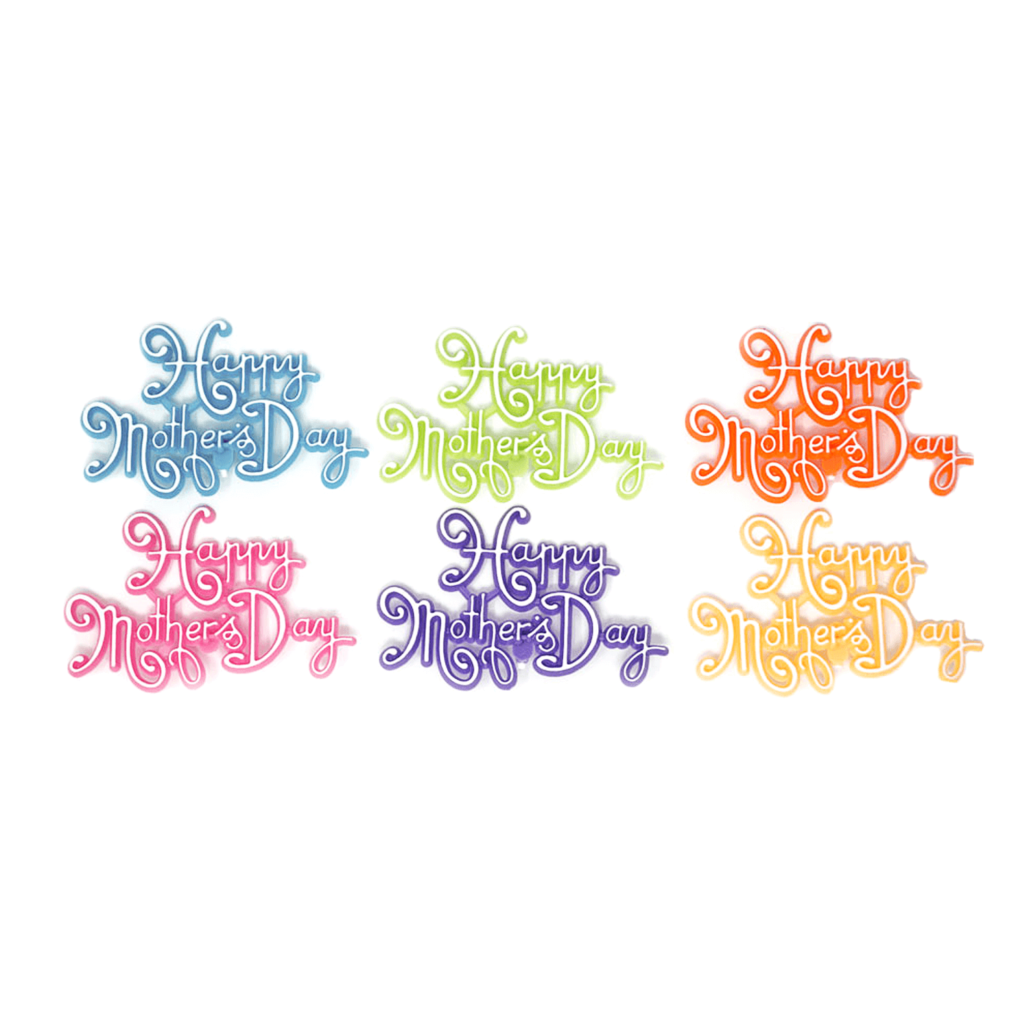 Mother’s Day OASIS Floral Picks 4 Happy Mother's Day Assortment 12/Pack