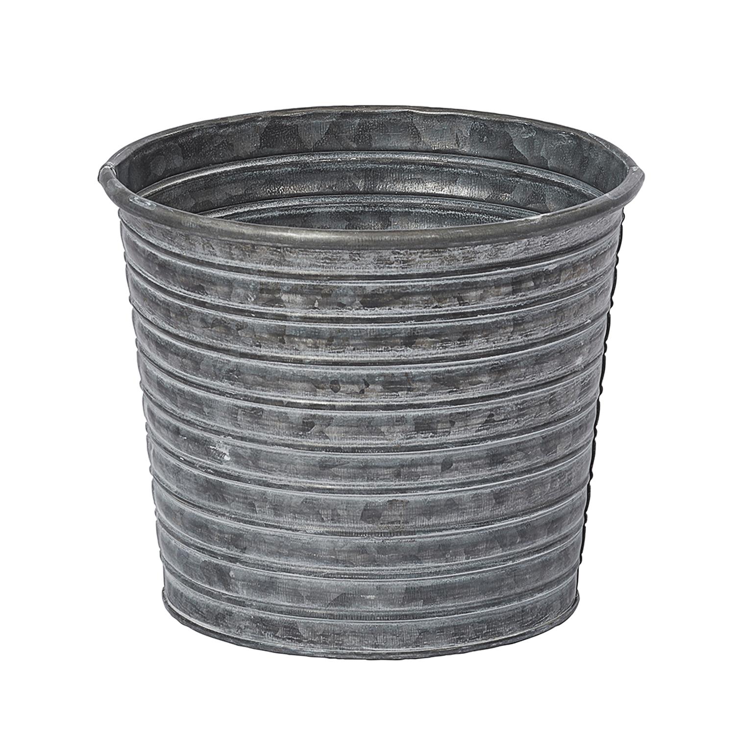 OASIS Tin Pots GALVANIZED 61/2 9 Case