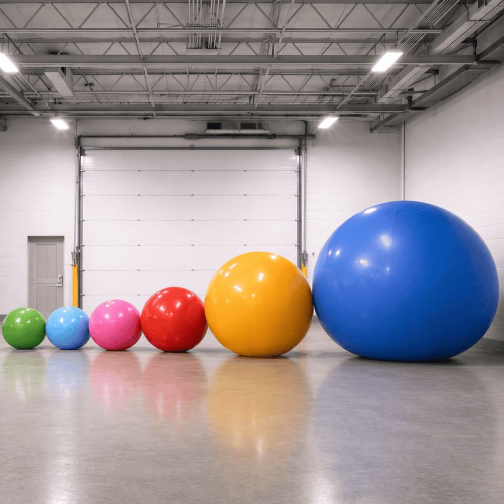 White Giant Inflatable Modern Ball Sphere – Maxorb™ Event Decor ...