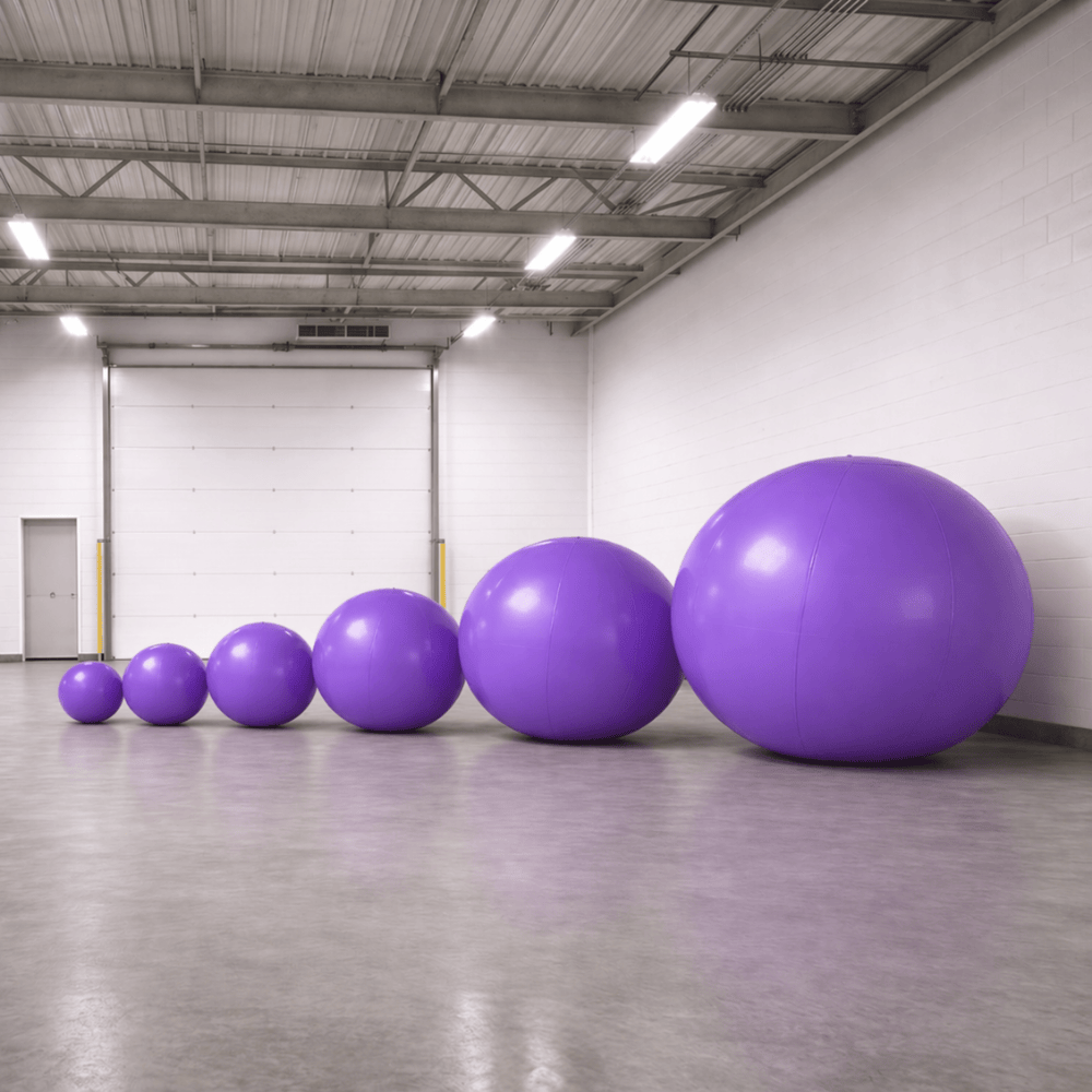 Purple Giant Inflatable Modern Ball Sphere – Maxorb™ Event Decor ...