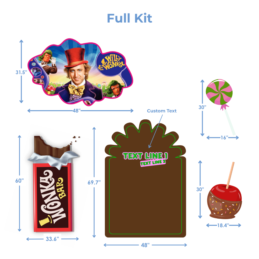 Candy Factory Foam Core Backdrop Kit by PopScene™
