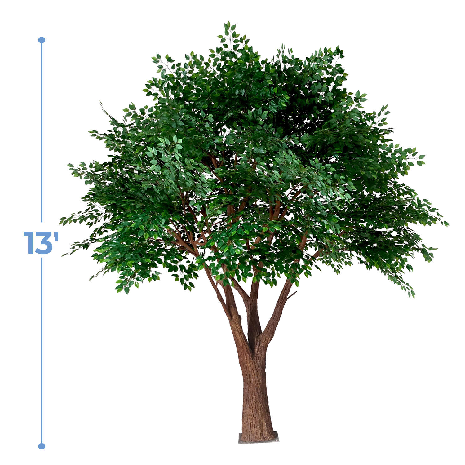 HUGE 13ft Fake Green Fig Tree - 60 Interchangeable Branches! | ModTree ...
