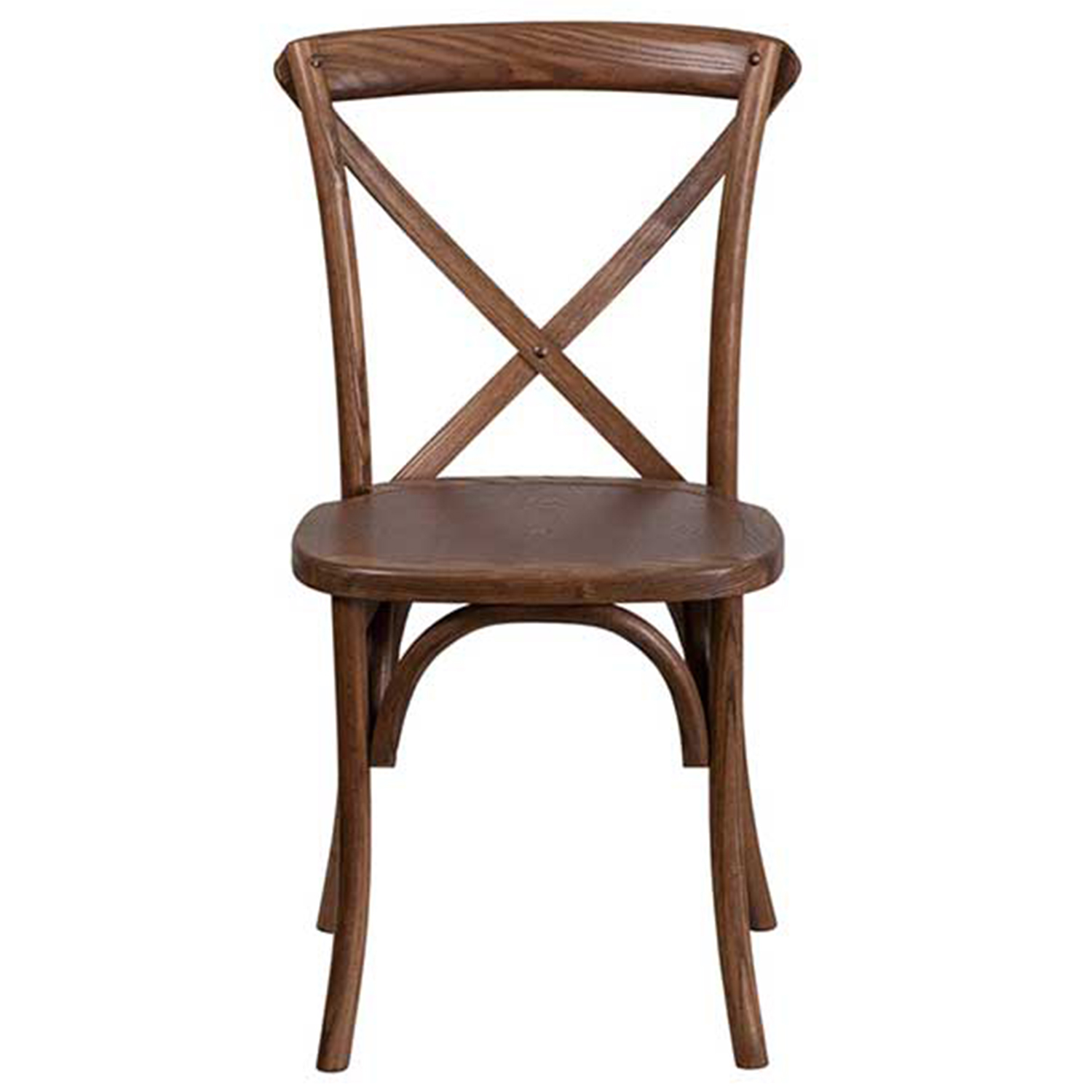 Wooden Crossback Chair Pecan