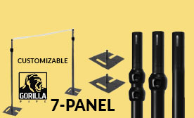 7-Panel Black Anodized Kits (49-84 Feet Wide)